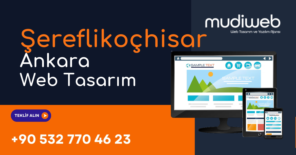 Şereflikoçhisar Ankara Web Tasarımcı